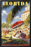 Florida Go by Train Prints