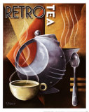 Michael L. Kungl - Retro Tea Umělecké plakáty