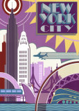 New York City Affiches par Peter Kelly