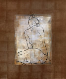 Femme Assise II Posters by Dan Bennion