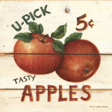 U-Pick Apples, Five Cents Kunst af David Carter Brown U-Pick Apples, Five Cents Kunst af David Carter Brown