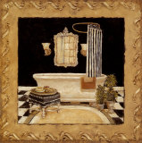 Maison Bath II Print by Charlene Winter Olson