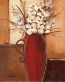 Crimson Pottery I Print by Joy Alldredge