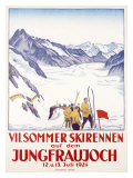 Switzerland, VII Summer Glacier Ski Giclee Print by Emil Cardinaux