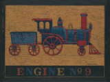 Locomotora N.º 9 Láminas por Warren Kimble Locomotora N.º 9 Láminas por Warren Kimble