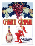 Chianti Campani Wine Elf Lámina giclée Chianti Campani Wine Elf Lámina giclée