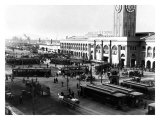 San Francisco, Cable Cars, Wharf Giclee-vedos