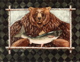 Birch Bear I Posters by Suzan Riggsbee White