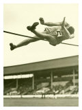 Track and Field, High Jump Reproduction procédé giclée