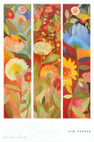 Red Garden Kunstdrucke von Kim Parker