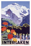Swiss Alps, Interlaken Giclee Print