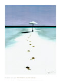 Footprints in the Sand I Prints by Ruben Colley