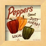 Sweet Peppers Posters by David Carter Brown