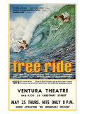 Free Ride Surf reproduction procédé giclée