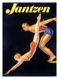 Jantzen Men Womens Swimwear ジクレープリント