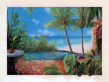 Tropical Terrace Prints by Lynn Fecteau