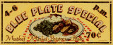 Blue Plate Special Poster par Catherine Jones