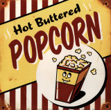 Popcorn Poster by Matthew Labutte