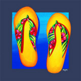 Hawaii Thongs Poster by Mary Naylor