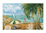 Day at the Beach Prints by Viola Lee
