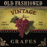 Vintage Grapes Posters by Kimberly Poloson