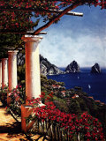 Pergola in Capri Prints by Elizabeth Wright