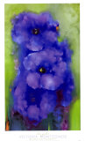 Jardín azul Pósters por Victoria Montesinos