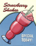Strawberry Shakes Posters par Louise Max