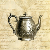 Silver Tea Set I Affiches par Paula Scaletta