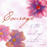 Courage Posters par Paula Scaletta