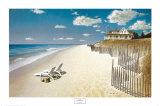 Beach House View Kunstdrucke von Zhen-Huan Lu