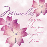 Miracles Plakater af Paula Scaletta