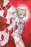 Hada con alas rotas (rojo) Póster