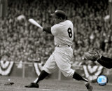 Yogi Berra - batting action/sepia ©Photofile Photo