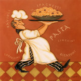 Chef de pâtes Posters par Stephanie Marrott