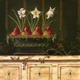Red Pears Print van Jo Moulton