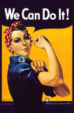 Rosie the Riveter Poster di J. Howard Miller Rosie the Riveter Poster di J. Howard Miller
