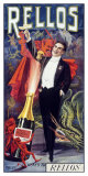 Rellos Devil Champagne Poster Stampa giclée