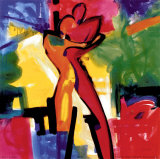 Technicolor Love I Print by Alfred Gockel