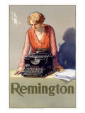 Remington Typewriter Giclee Print by Reinhard Hoffmuller