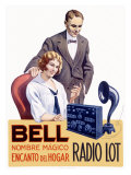 Jackson Bell Tube Radio Giclee Print