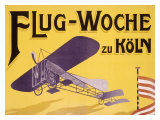 Flug Woche Monoplane Aviation Impressão giclée por Max Ponty Flug Woche Monoplane Aviation Impressão giclée por Max Ponty
