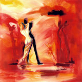 Romance en rojo II (Romance in Red II) Lámina por Alfred Gockel Romance en rojo II (Romance in Red II) Lámina por Alfred Gockel