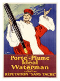 Porte-Plume Ideal Waterman Giclee Print