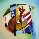 Stars & Stripes III Pósters por Alfred Gockel