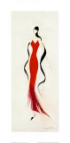 Lady in Red II Affiches par Marilyn Robertson