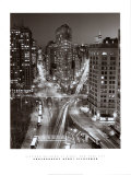 Edificio Flatiron de noche Láminas por Henri Silberman