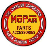 Piezas de recambio de Chrysler Mopar Cartel de chapa Piezas de recambio de Chrysler Mopar Cartel de chapa