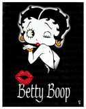 Betty Boop Kiss Tin Sign