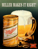 Miller Makes It RightXXX Emaille bord